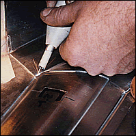 After: automotive plastic forming mold surface after finishing overlay